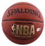 76ers Dikembe Mutombo Authentic Signed Spalding I/O Basketball BAS #BR84342