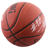 76ers Dikembe Mutombo Authentic Signed Spalding I/O Basketball BAS #BR84342