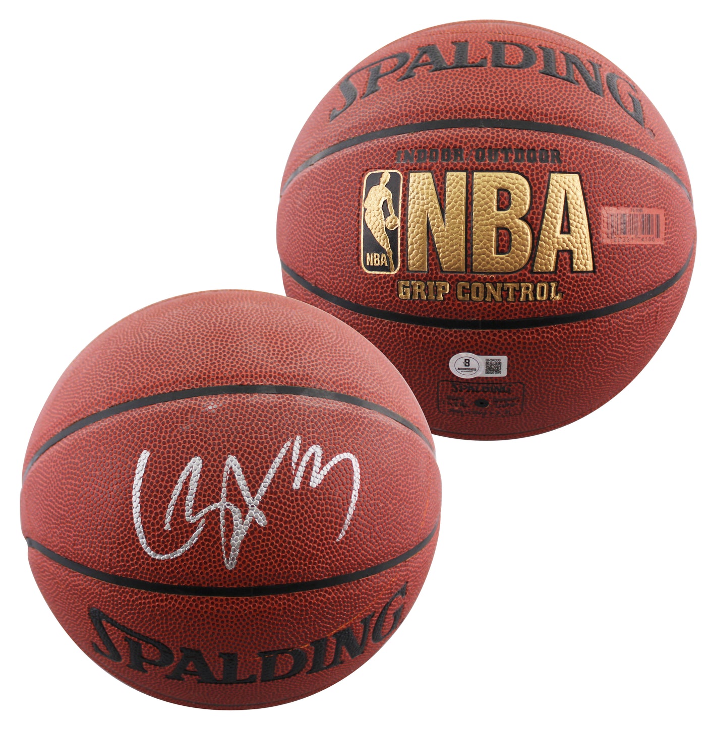 Uconn Caron Butler Authentic Signed Spalding I/O Basketball BAS #BR84338