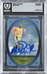 Lakers Magic Johnson Authentic Signed 1996 SPX #24 Card Autographed BAS Slabbed