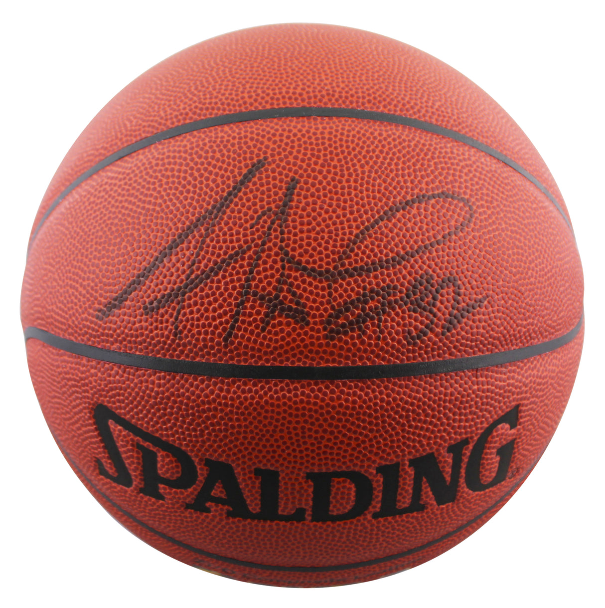 Suns Amare Stoudemire Authentic Signed Spalding Indoor/O Basketball BAS #BR84331