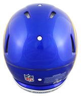 Rams Aaron Donald Authentic Signed Full Size Speed Proline Helmet W/ Case BAS