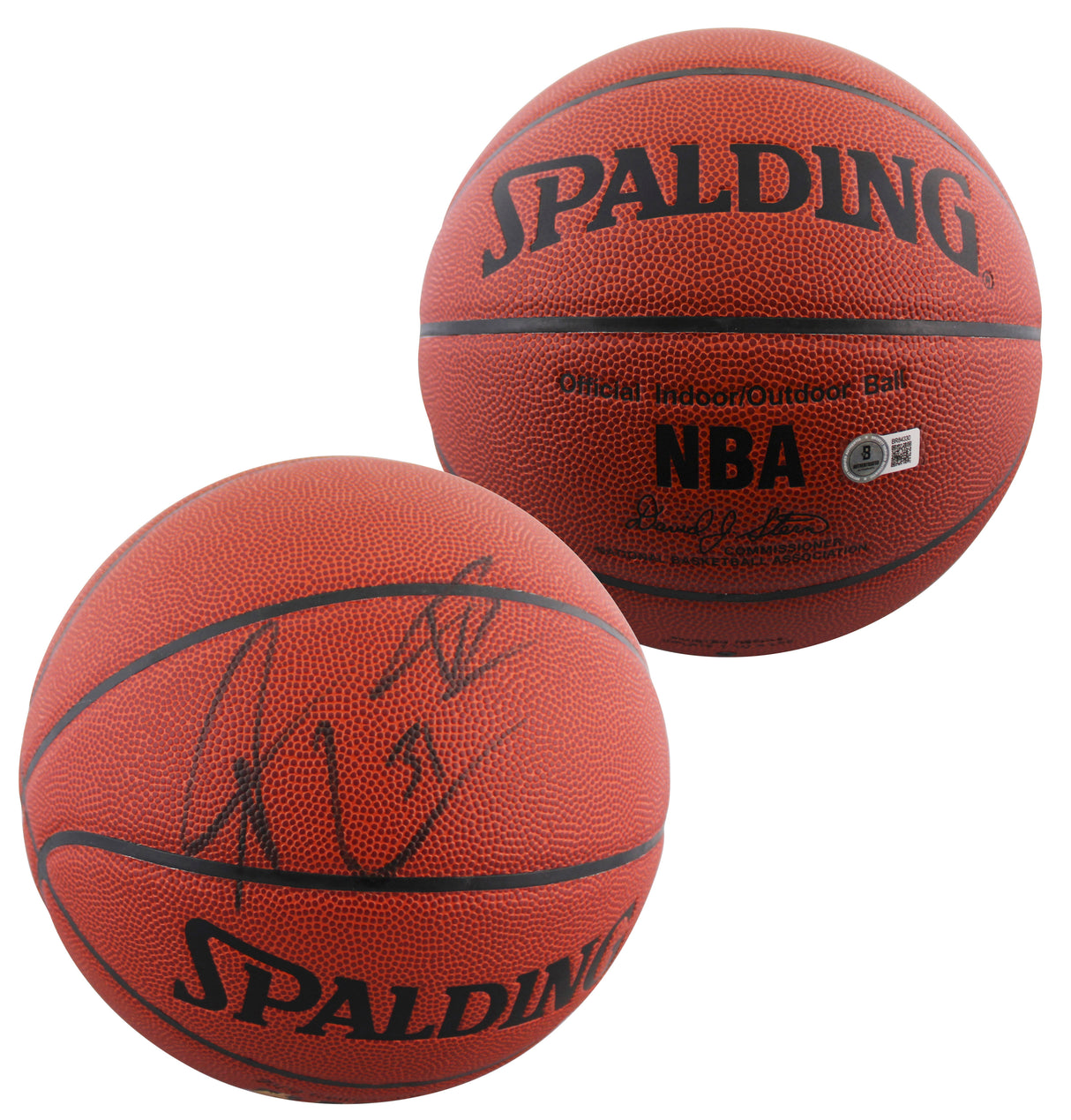 Mavericks Shawn Marion Authentic Signed Spalding I/O Basketball BAS #BR84330