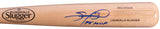 Cubs Sammy Sosa "98 MVP" Signed Blonde Louisville Slugger Baseball Bat BAS