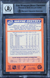 Kings Wayne Gretzky Signed 1988 O-Pee-Chee #120 Card Auto 10! BAS Slabbed