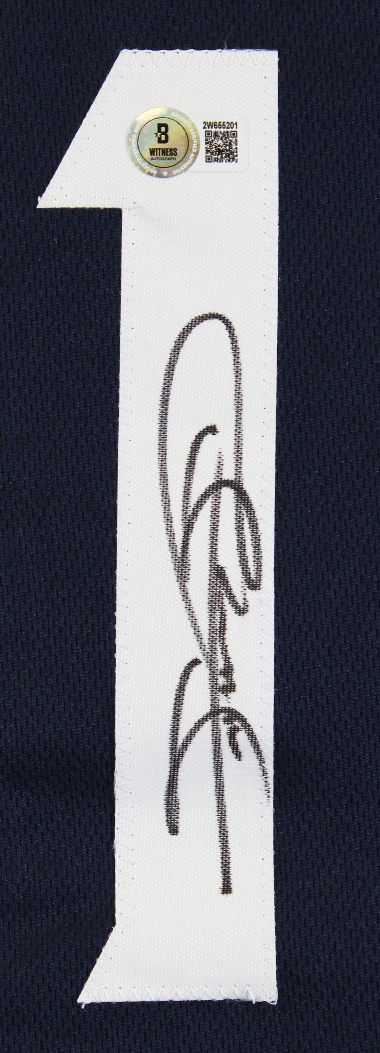 Sammy Sosa Authentic Signed Navy Pro Style Jersey Autographed BAS Witnessed