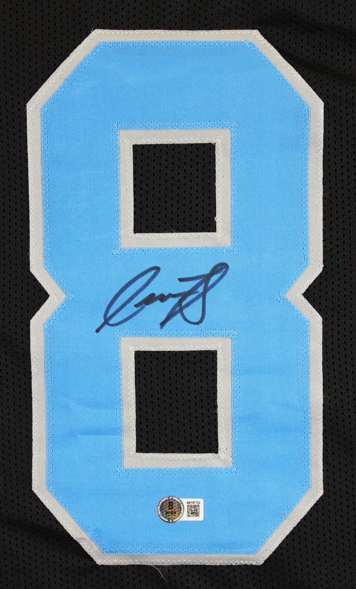 Isaac TeSlaa Authentic Signed Black Pro Style Jersey Autographed BAS Witnessed