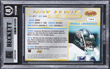 Ravens Ray Lewis 1996 Bowman's Best 3164 Rookie Card Autographed BAS Slabbed