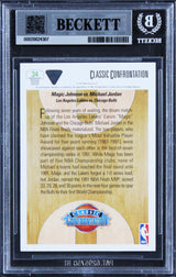 Lakers Magic Johnson Authentic 1991 Upper Deck #34 Card Autographed BAS Slabbed