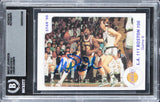 Lakers Magic Johnson Authentic Signed 1985 Star Lakers Champs #7 Card BAS Slab