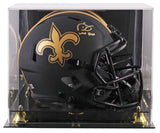 Saints Darren Sproles "Who Dat" Signed Eclipse F/S Speed Rep Helmet W/ Case BAS