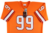 Buccaneers Warren Sapp "3x Insc" Signed Orange M&N TB Jersey BAS Witnessed