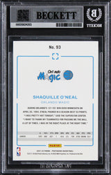 Magic Shaquille O'Neal Authentic Signed 2021 Panini Photogenic #93 Card BAS Slab