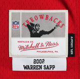 Buccaneers Warren Sapp "3x Insc" Signed Red Mitchell & Ness Jersey BAS Witnessed