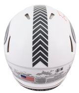 49ers George Kittle Signed STS III Full Size Speed Proline Helmet W/ Case BAS W