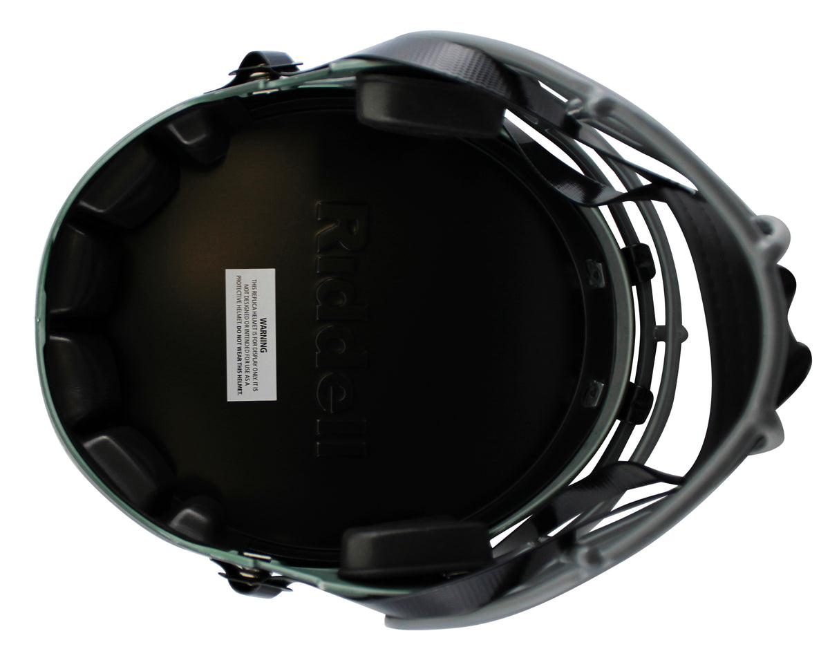 49ers Frank Gore Signed STS IV Full Size Speed Rep Helmet W/ Case BAS Witnessed