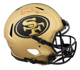 49ers George Kittle Signed Rave Full Size Speed Proline Helmet BAS Witnessed