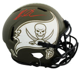 Buccaneers Mike Evans Signed STS Full Size Speed Proline Helmet W/ Case BAS Wit