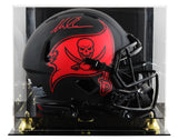 Buccaneers Mike Evans Signed Eclipse F/S Speed Proline Helmet W/ Case BAS Wit
