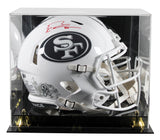 49ers George Kittle Signed STS III Full Size Speed Proline Helmet W/ Case BAS W
