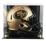 49ers George Kittle Signed Rave Full Size Speed Rep Helmet W/ Case BAS Witnessed