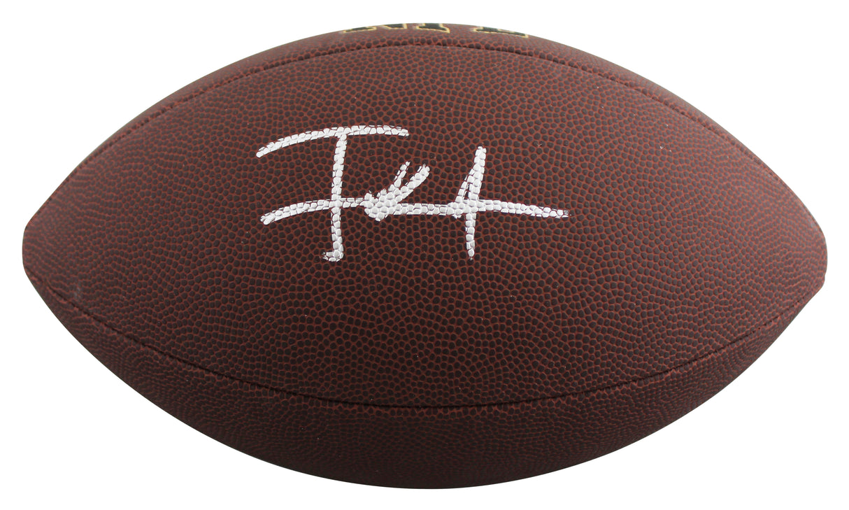49ers Frank Gore Authentic Signed Wilson Super Grip Football W/ Case BAS Witness
