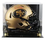 49ers George Kittle Signed Rave Full Size Speed Proline Helmet W/ Case BAS Wit