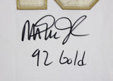 Magic Johnson "92 Gold" Signed White & Gold Nike Team USA Jersey BAS W #3W387218