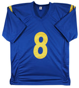 Jared Verse Authentic Signed Blue Pro Style Jersey Autographed BAS Witnessed 1