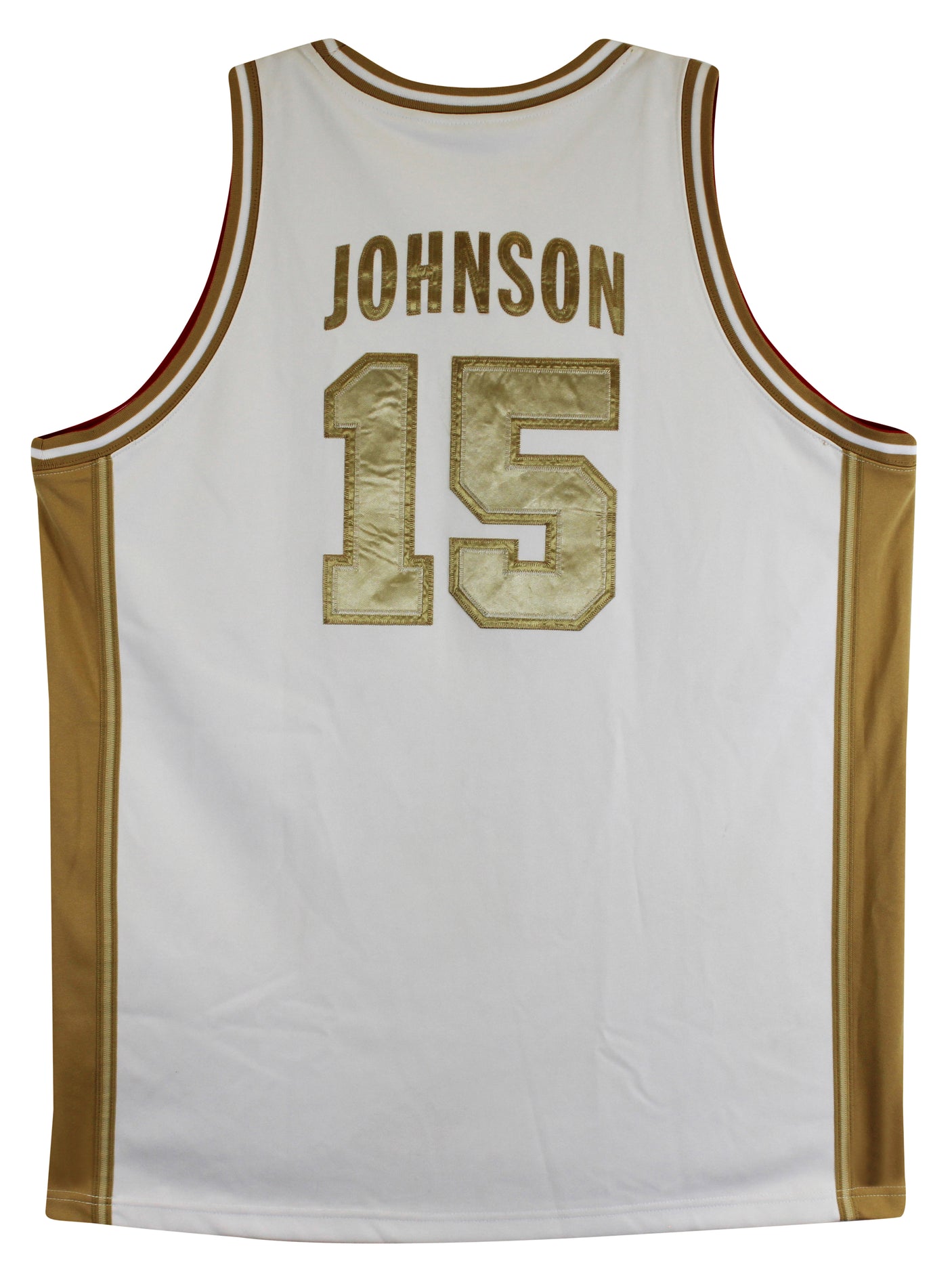 Magic Johnson "92 Gold" Signed White & Gold Nike Team USA Jersey BAS W #3W387218