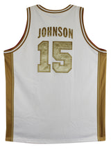Magic Johnson "92 Gold" Signed White & Gold Nike Team USA Jersey BAS W #3W387218