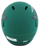 Eagles A.J. Brown Signed Rave Full Size Speed Rep Helmet W/ Case BAS Witnessed