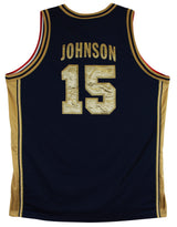 Magic Johnson "92 Gold" Signed Navy & Gold Nike Team USA Jersey BAS W #3W387216