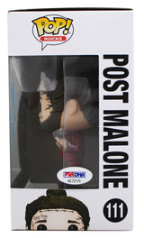 Post Malone Authentic Signed #111 Funko Pop Vinyl Figure PSA/DNA #AE72175
