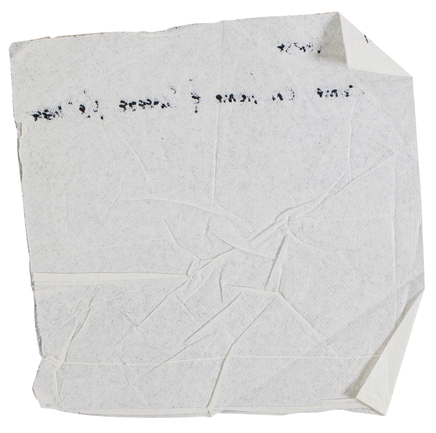 Stevie Ray Vaughan Authentic 4.75x5 Napkin w/ Handwritten Lyrics BAS #AE13212