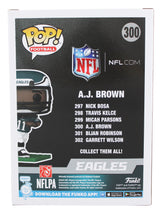 Eagles A.J. Brown Authentic Signed #300 Funko Pop Vinyl Figure BAS Witnessed