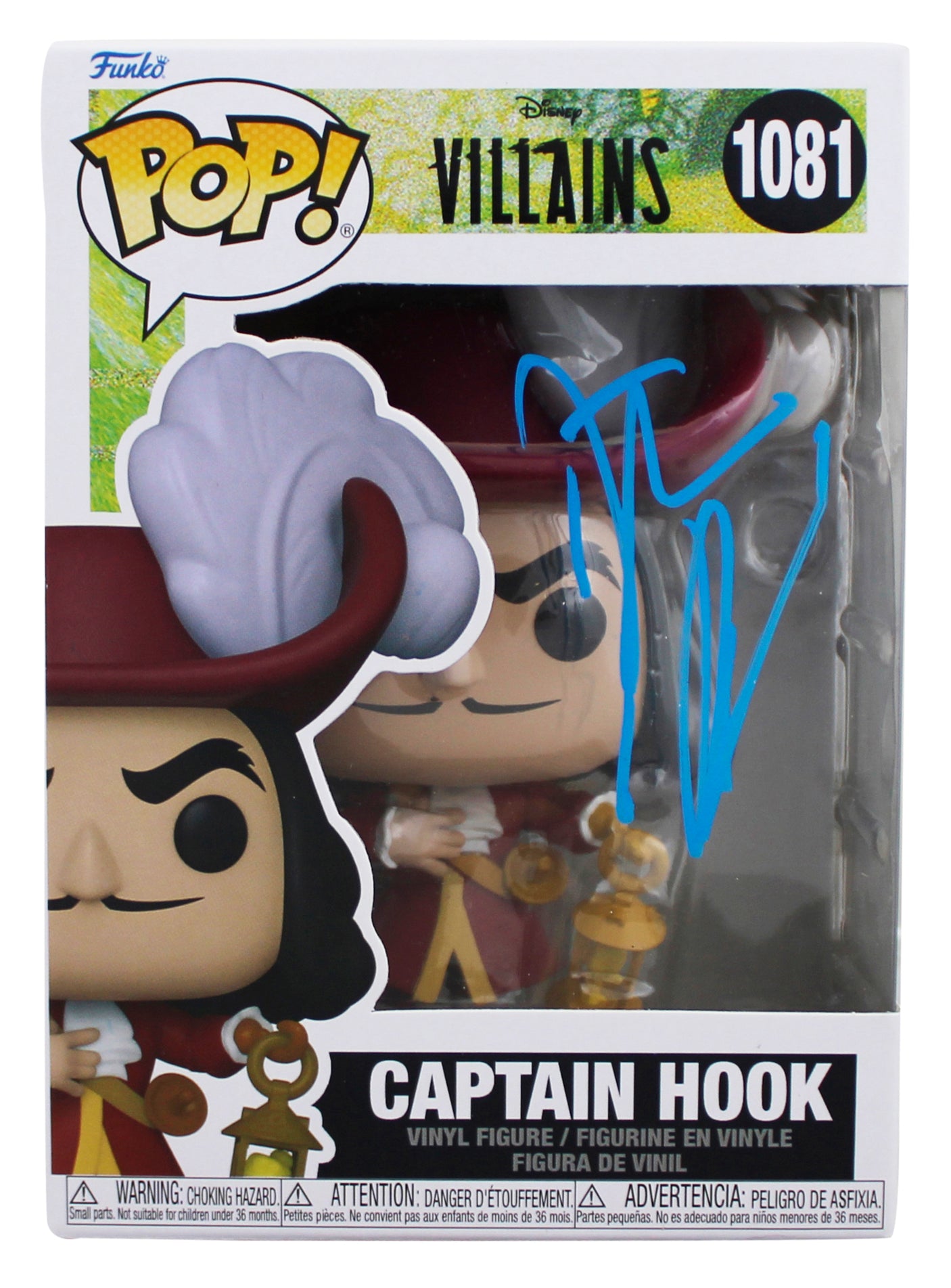 Dustin Hoffman Peter Pan Signed Captain Hook #1081 Funko Pop Figure BAS #BR35271
