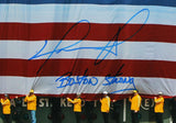 Red Sox David Ortiz "Boston Strong" Signed 16x20 Framed Horizontal Photo BAS Wit