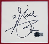 Muhammad Ali & Will Smith Signed Cut Signature Framed Display BAS #AE64517