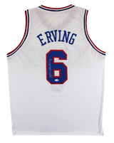 Julius "Dr. J" Erving Authentic Signed White Pro Style Jersey JSA Witness