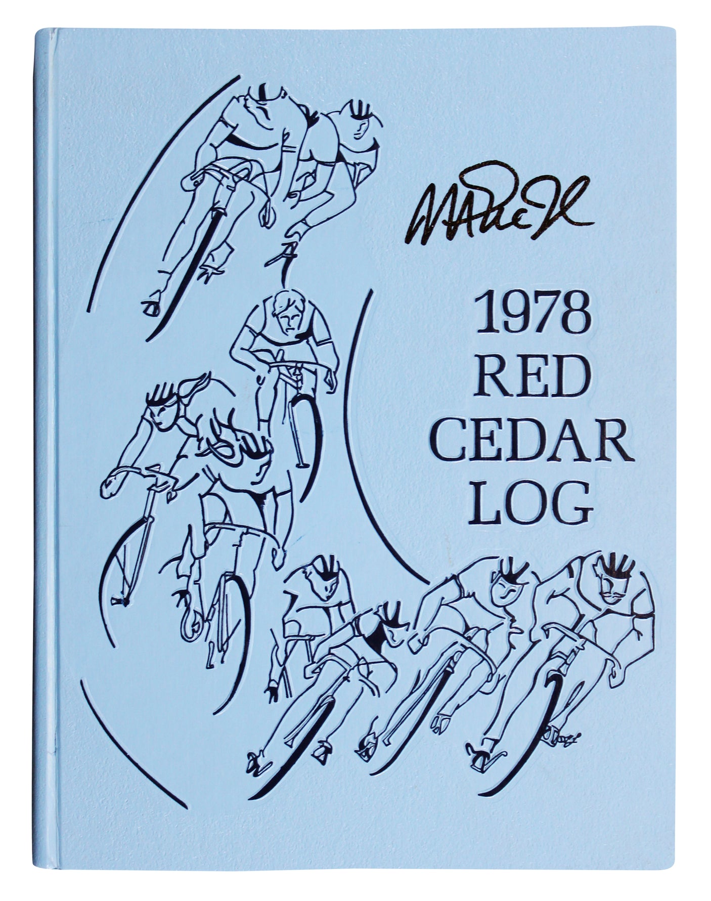 Lakers Magic Johnson 2x Signed 1978 Michigan State Yearbook BAS Wit #3W326954