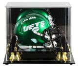 Jets Darrelle Revis Signed 2019-23 TB Speed Mini Helmet W/ Case BAS Witnessed