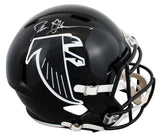 Falcons Deion Sanders Signed 1990-02 TB F/S Speed Rep Helmet BAS Wit #3W155856