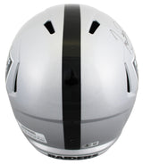 Raiders Tim Brown Authentic Signed Full Size Speed Rep Helmet BAS #2W276290