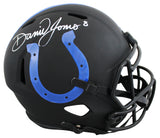 Colts Daniel Jones Signed Eclipse Full Size Speed Rep Helmet BAS Wit #WM81930