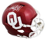 Oklahoma Adrian Peterson Signed Full Size Speed Rep Helmet BAS Wit #2W820542