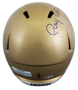 ND Raghib "Rocket" Ismail "PLAC" Signed F/S Speed Rep Helmet BAS W #2W441609