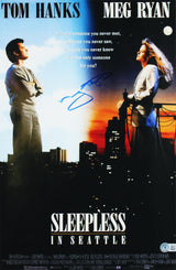 Tom Hanks & Meg Ryan Sleepless In Seattle Signed Framed Display BAS #WR85168