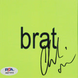 Charli XCX Authentic Signed & Framed Brat CD Insert Framed Display PSA/DNA