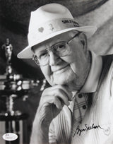 Byron Nelson Authentic Signed 8x10 Framed Vertical B&W Photo JSA #R96169